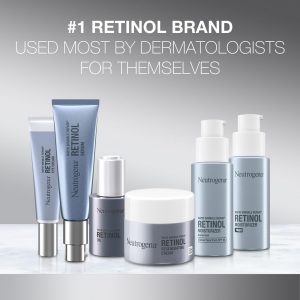 Neutrogena Rapid Wrinkle Repair Hyaluronic Acid Retinol Cream, Anti Wrinkle Cream, Face Moisturizer, Neck Cream & Dark Spot Remover for Face - Day & Night Cream with Hyaluronic Acid & Retinol, 50 ml.