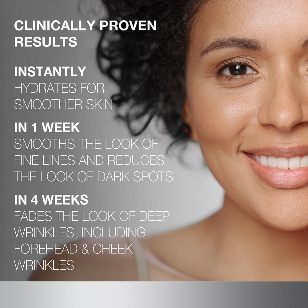 Neutrogena Rapid Wrinkle Repair Hyaluronic Acid Retinol Cream, Anti Wrinkle Cream, Face Moisturizer, Neck Cream & Dark Spot Remover for Face - Day & Night Cream with Hyaluronic Acid & Retinol, 50 ml. - Image 3